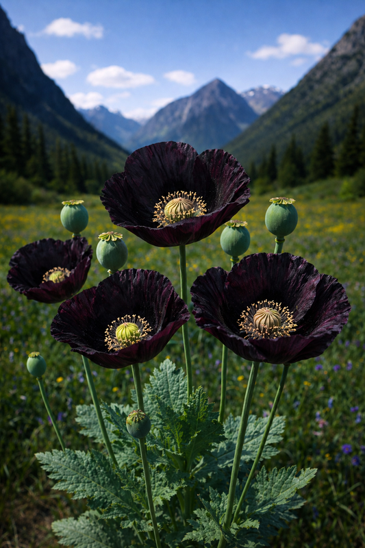 Black - Papaver somniferum (100 Seeds)