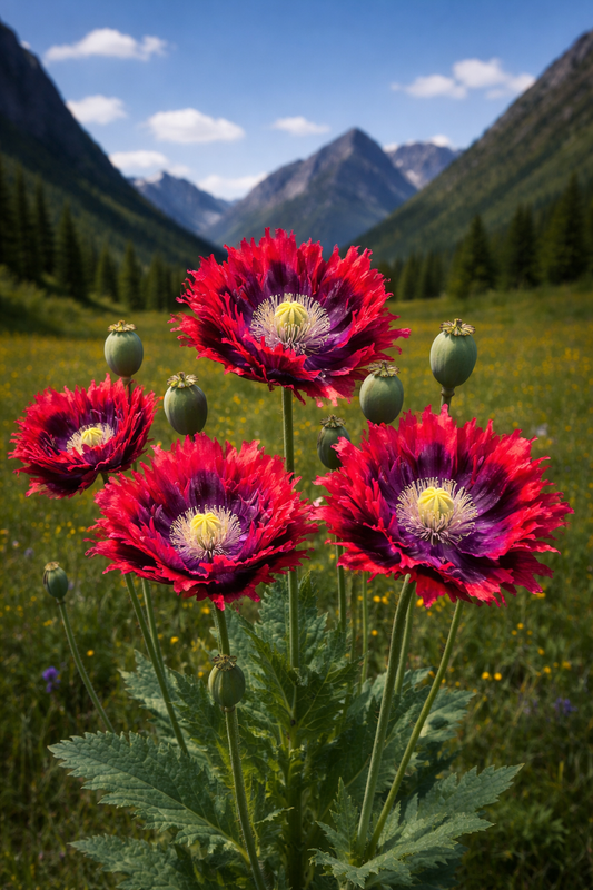 Drama Queen - Papaver somniferum (100 Seeds)