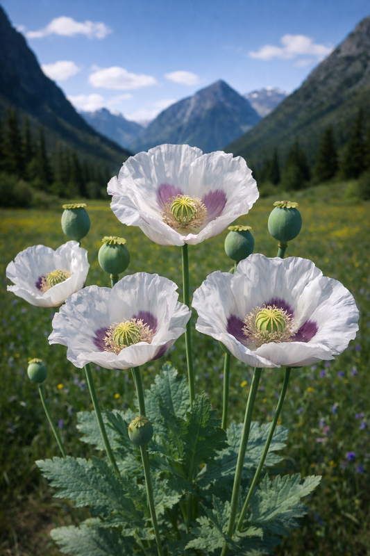 Tasmanian White - Papaver somniferum (100 Seeds)