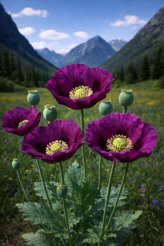 Hungarian Blue - Papaver somniferum (100 Seeds)