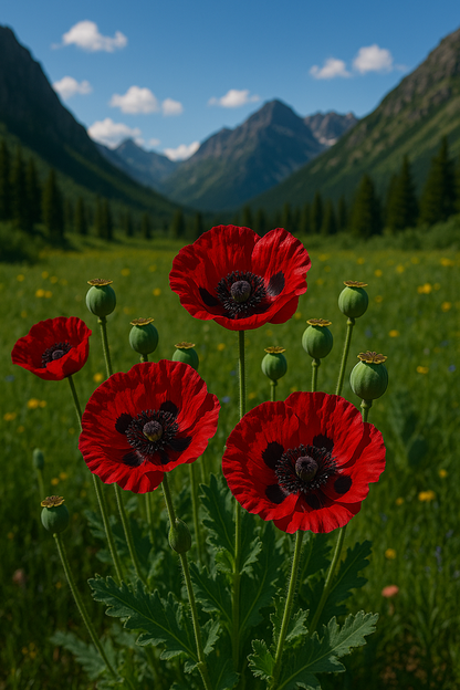 Turkish Red - Papaver somniferum (100 Seeds)